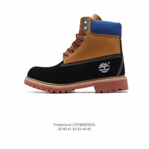 Timberland添柏岚靴子天伯伦高帮马丁靴踢不烂经典大黄靴 高帮靴 马丁靴 户外休闲潮流系列 搭配防臭防腐真皮乳胶鞋垫，给您完美的穿着体验，质量考究耐穿，专