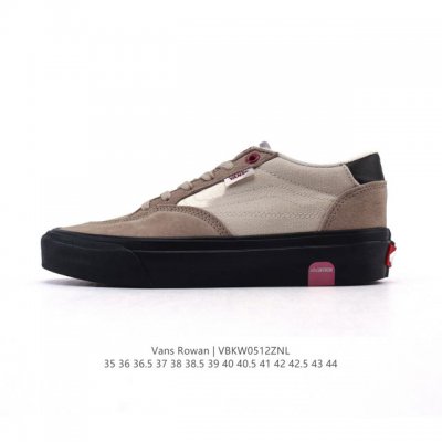 新品公司级 万斯Skate Rowan Pro经典黑白低帮男女鞋Vn0A4Tz，Vans范斯男鞋女鞋板鞋情侣滑板鞋休闲鞋Vn0A4Tzcy28超轻帆布运动鞋 货