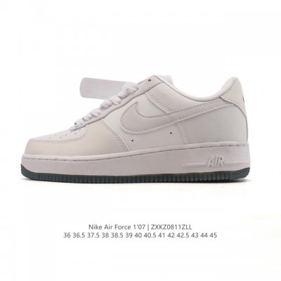 耐克 Nike Air Force 1 '07 Low 空军一号含气垫 小白鞋 2025年新款 低帮百搭厚底增高休闲运动板鞋。柔软、弹性十足的缓震性能和出色的中