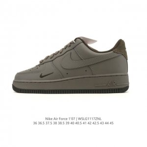 公司级 耐克 Nike Air Force 1 '07 Low 空军一号含气垫 小白鞋 低帮百搭厚底增高休闲运动板鞋。柔软、弹性十足的缓震性能和出色的中底设计，