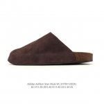 新品 阿迪达斯 Adidasadimule舒适休闲拖鞋 穆勒鞋男女新款阿迪达斯官方三叶草 Adidas Originals Adimule 拖鞋：复古舒适，百搭