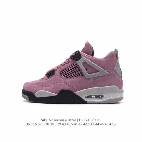 耐克 Nike Air Jordan 4 Retro Og迈克尔 乔丹aj4代乔4 中帮复古休闲运动文化篮球鞋。秉承轻量化的速度型篮球鞋设计思想完成设计，降低重