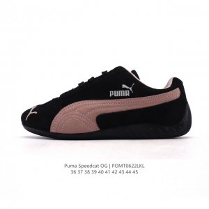 Puma Speedca Og 彪马极速赛车系列低帮德训风拼接复古百搭休闲运动赛车鞋 鞋款从80、90年代赛车手所穿的防火赛车鞋为原型，鞋身线条模仿了赛车的流线