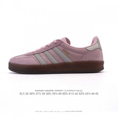 公司级 阿迪达斯 Adidas Originals Gazelle Indoor复古三叶草防滑透明橡胶板鞋经典运动鞋。这款经典鞋,忠于原版设计,缀撞色三条纹和鞋