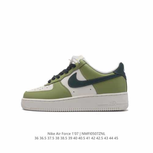 公司级 Af1耐克 Nike Air Force 1 ‘07 Low 空军一号 厚底增高百搭运动板鞋 原楦头原纸板 打造纯正空军版型，专注外贸渠道 全掌内置蜂窝