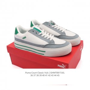 新品公司级 Puma彪马女Court Classic Vulc Fs运动休闲鞋39635302初夏少年感Ootd｜氛围感工装Look真的不出错！材质上，鞋面布料