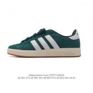阿迪达斯 Adidaslego 阿迪达 Adidas Neo Grand Court懒蛋蛋联名款小白鞋 男女休闲低帮运动板鞋运动休闲鞋，一款经典而简洁的运动鞋。
