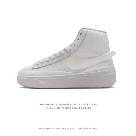 耐克 新款 NIKE Blazer Phantom HI 高帮男女子运动板鞋 厚底增高休闲鞋。采用轻盈利落设计，焕新演绎经典鞋款。该鞋款带来舒适足底体验，结合鞋 - 点击图像关闭