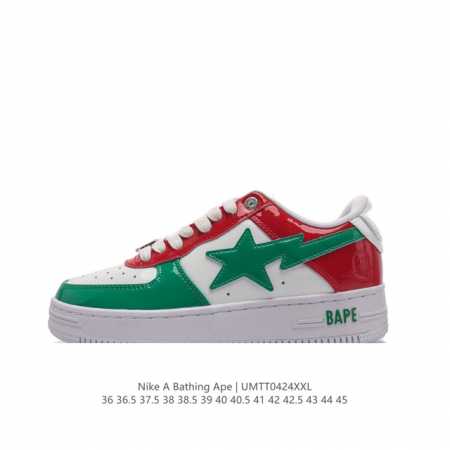 A Bathing Ape 安逸猿 男女运动鞋复古板鞋 升级原楦原纸版数据开发，采用超软皮革鞋面材质，内置全掌air Sole气垫定制联乘，日本里原宿潮流品牌a - 点击图像关闭