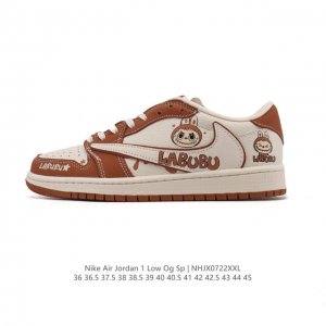 公司级 真标 耐克 Nike Air Jordan 1 Low Og Sp Military Blue Aj1乔1倒勾 2025年新款 Labubu 拉布布 蛇