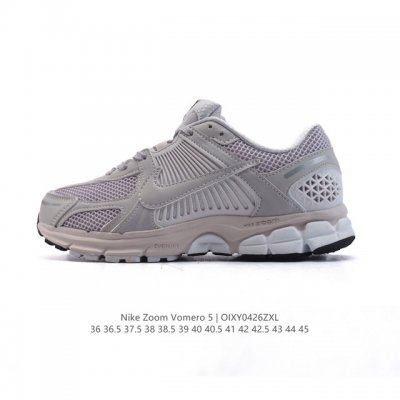 Nike 耐克夏季 Zoom Vomero 5 运动鞋休闲训练跑步鞋。Nike Zoom Vomero 5 男女子运动鞋妥帖包覆足部，提供透气支撑效果。耐穿材料