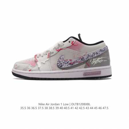 公司级 耐克 乔丹air Jordan 1 Low Aj1 乔1 乔丹1代aj1 低帮复古文化休闲运动篮球鞋。该鞋款从 1985 年元年款汲取设计灵感，焕新演绎 - 点击图像关闭