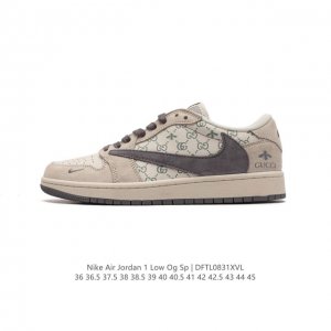 公司级 耐克 Nike Air Jordan 1 Low Og Sp Military Blue Aj1乔1 倒勾 Gucci联名 低帮篮球鞋 Aj1 乔丹1代