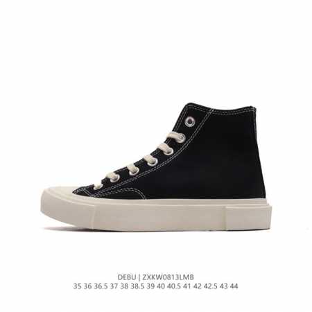 得步 Debu Classic Slip-On 经典高帮百搭一脚蹬休闲板鞋帆布情侣鞋。 类型：男女鞋 码数：35-44 硫化半码 编码：Zxkw0813Lmb - 点击图像关闭