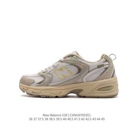 新百伦 NB530 New Balance 530 复跑古鞋NB530这鞋双确实是NB家经复典古款式之一，以全科新技诠释，成打功造530鞋款。鞋面保在持530基 - 点击图像关闭