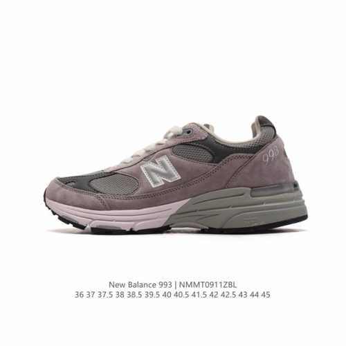 公司级 Newbalance 新百伦993系列美产老爹鞋总统经典复古运动鞋纽巴伦993总统慢跑鞋。卓越的舒适性与经典风格相得益彰，打造出我们的 Made In