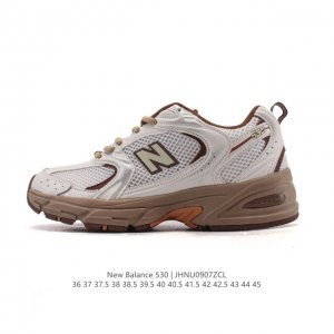真标 新百伦 Nb530 New Balance 530 复跑古鞋 厚底增高老爹鞋 缓震运动慢跑鞋。Nb530这鞋双确实是Nb家经复典古款式之一，以全科新技诠释