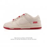 真标 耐克 Nike Sb Dunk Low Pro 男女款运动鞋复古板鞋。采用柔软皮革鞋面，经久耐穿，塑就如元年款 Dunk 般的复古质感。鞋头透气孔，搭配鞋