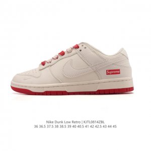 真标 耐克 Nike Sb Dunk Low Pro 男女款运动鞋复古板鞋。采用柔软皮革鞋面，经久耐穿，塑就如元年款 Dunk 般的复古质感。鞋头透气孔，搭配鞋
