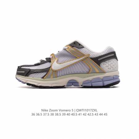 Nike 耐克夏季 ZOOM VOMERO 5 运动鞋休闲训练跑步鞋。Nike Zoom Vomero 5 男女子运动鞋妥帖包覆足部，提供透气支撑效果。耐穿材料 - 点击图像关闭