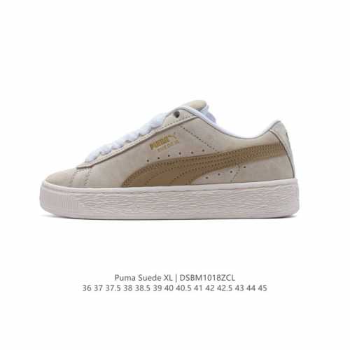 彪马PUMA SUEDE XL 低帮复古轻便透气防滑减震休闲鞋 小白鞋 厚底增高运动板鞋 类型：男女鞋 尺码: 35-45含半码 货号：398708-01 编码