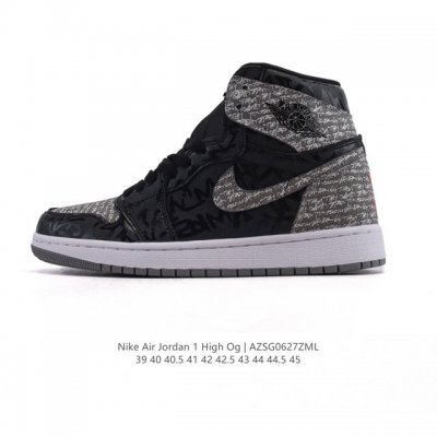 公司级 耐克 男款运动板鞋 Nike Air Jordan 1 Retro High Og 乔丹一代Aj1 乔1 Aj1 篮球鞋复刻运动鞋。皮面高帮板鞋的设计灵