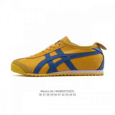 真标 Asics 亚瑟士 男女鞋 配足弓鞋垫 日产经典老牌-鬼塚虎 Onitsuka Tiger Mexico 66经典墨西哥系列复古经典百搭板鞋休闲运动鞋慢跑
