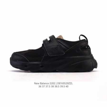 新品公司级 新百伦 New Balance Nb 2202 玛丽珍女士运动休闲鞋，潮流复古运动 织物人造革轻便 低帮 休闲跑步鞋 时尚玛丽珍 #魔术贴鞋 配色太 - 点击图像关闭