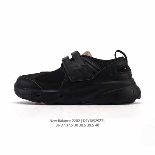 新品公司级 新百伦 New Balance Nb 2202 玛丽珍女士运动休闲鞋，潮流复古运动 织物人造革轻便 低帮 休闲跑步鞋 时尚玛丽珍 #魔术贴鞋 配色太