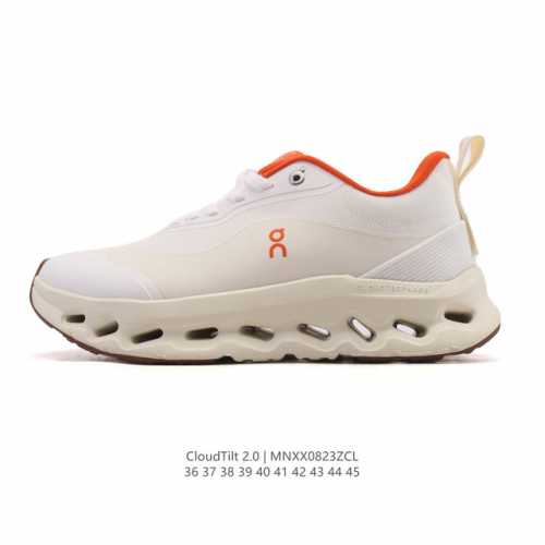 昂跑 On 训练鞋Cloudtitl 2.0 新品男女同款防水缓震徒步鞋 厚底增高运动老爹鞋。缓震性能提升：Cloudtilt 2.0采用了先进的缓震技术，能够