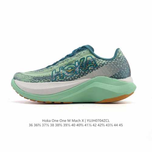公司级 Hoka One One独特的竞训鞋,主打舒适软弹Hokamach马赫6#竞速跑鞋 Hoka Mach 6 轻盈且富有弹性的舒适感！迄今为止最轻量灵敏的