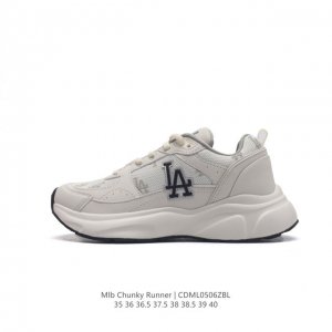 Mlb Fast Ball Classic Monogram 24Ss 纽约洋基队 网红休闲跑鞋 独特时尚风格 货号：3Arnfsb4N Gp006 码数：35