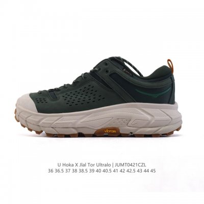 公司级 Hoka Tor Ultra X Jlal 联名款运动鞋 经典鞋款复刻 户外性能新星横空出世！Jl Al联名款Hoka Ultra Low减震防滑耐磨户
