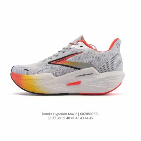 公司级 布鲁克斯Brooks马拉松竞速专业跑步鞋透气缓震男女鞋 Hyperion Max 2 旋风 男 平衡 烈风2采用布鲁克斯全新升级后的中底技术，即注入充足 - 点击图像关闭
