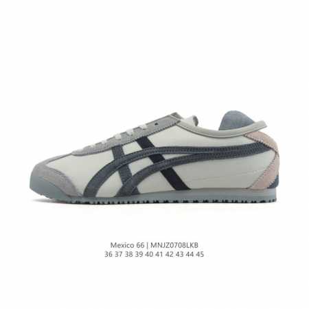 真标 Asics 亚瑟士 男女鞋 配足弓鞋垫 日产经典老牌-鬼塚虎 Onitsuka Tiger Mexico 66经典墨西哥系列复古经典百搭板鞋休闲运动鞋慢跑 - 点击图像关闭