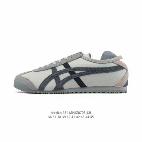 真标 Asics 亚瑟士 男女鞋 配足弓鞋垫 日产经典老牌-鬼塚虎 Onitsuka Tiger Mexico 66经典墨西哥系列复古经典百搭板鞋休闲运动鞋慢跑