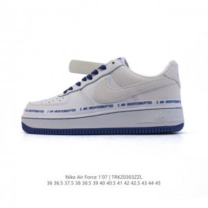 140 耐克 Nike Air Force 1 '07 Low 2025新年新款 空军一号含气垫 小白鞋 低帮百搭厚底增高休闲运动板鞋。柔软、弹性十足的缓震性能