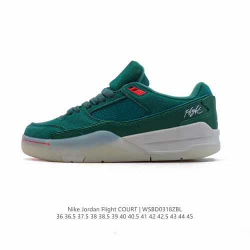 200 【新品公司级】耐克 Nike 乔丹 Jordan Flight Court 时尚休闲 防滑耐磨 低帮运动鞋 复古篮球鞋 男女同款 Jordan「新鞋型」