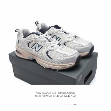 真标 新百伦 Nb530 New Balance 530 复跑古鞋 厚底增高老爹鞋 缓震运动慢跑鞋。Nb530这鞋双确实是nb家经复典古款式之一，以全科新技诠释 - 点击图像关闭