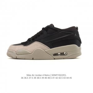 公司级 耐克 Nike Air Jordan 4 Retro Og迈克尔 乔丹Aj4代乔4 低帮复古休闲运动文化篮球鞋。秉承轻量化的速度型篮球鞋设计思想完成设计