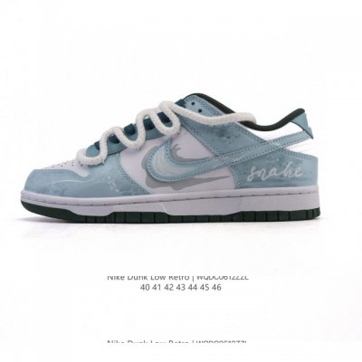 特价 耐克 Nike Dunk Low Retro 运动鞋复古板鞋2025年新款 解构绑带 双鞋带 男鞋，作为 80 年代经典篮球鞋款，起初专为硬木球场打造，后
