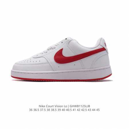 耐克nike Court Vision Low 校园风低帮复古篮球板鞋男女运动鞋。延续80年代复古篮球鞋，添加学院风细节。皮革组合鞋面，利落风格，重现复古篮球风 - 点击图像关闭