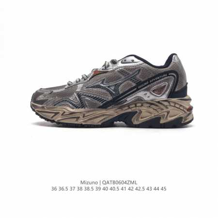 Mizuno 美津浓 复古时尚休闲舒适减震运动跑步鞋 美津浓wave机械缓震，可以说是机械缓震跑鞋科技的翘楚。有着非凡的适应性，有着充分而持久的缓震能力和轻量化 - 点击图像关闭