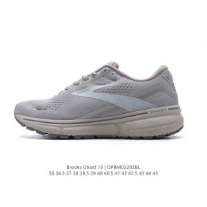 公司级 布鲁克斯Brooks Ghost 幽灵 15 经典鞋款厚底增高运动老爹鞋，Max 坐垫。最大保护。幽灵麦克斯，作为Brooks家的次顶级缓震跑鞋，Gho