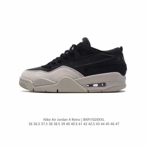 公司级 耐克 Nike Air Jordan 4 Retro OG 低帮 迈克尔 乔丹AJ4代乔4 复古休闲运动文化篮球鞋。秉承轻量化的速度型篮球鞋设计思想完成