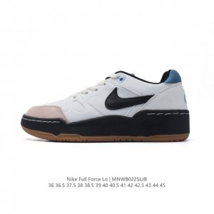 耐克 Nike 全新鞋型 来了！Nike Full Force Low 时尚复古运动板鞋，复古气质爆棚！近年来复古风的兴起，众多品牌纷纷推出自己的全新鞋款，势必