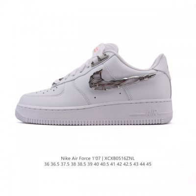 公司级 耐克 Nike Air Force 1 '07 Low 空军一号含气垫 小白鞋 低帮百搭厚底增高休闲运动板鞋 柔软 弹性十足的缓震性能和出色的中底设计