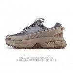 公司级 耐克Nike Zoom Vomero Roam马拉松复古跑五代休闲运动慢跑鞋 厚底增高老爹鞋。采用环保纤维革饰片组合网眼布鞋面材质 升级正确后跟Tpu加