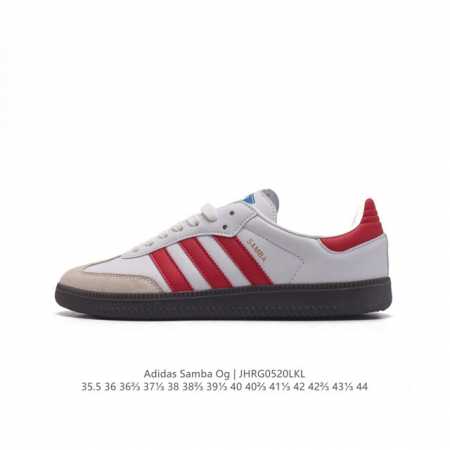 阿迪达斯 德训鞋 Adidas Originals Samba Og Shoes 经典运动鞋小白鞋 T头鞋 男女鞋 彰显休闲摩登风情的时尚经典鞋。它诞生于50年 - 点击图像关闭
