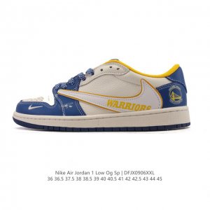 公司级 耐克 Nike Air Jordan 1 Low Og Sp Military Blue Aj1乔1倒勾 2025年新款 低帮篮球鞋 Aj1 乔丹1代
